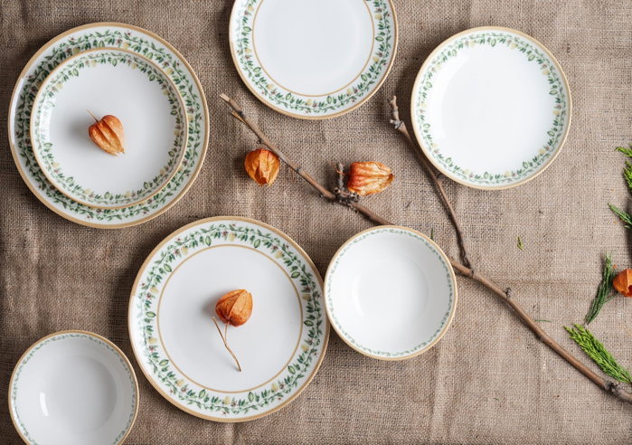 Hermia Livora Chic 24 Ytkm - Juego de cena de porcelana de 24 piezas Multicolor Hermia Livora Chic 24 Ytkm - Juego de cena de porcelana de 24 piezas Multicolor